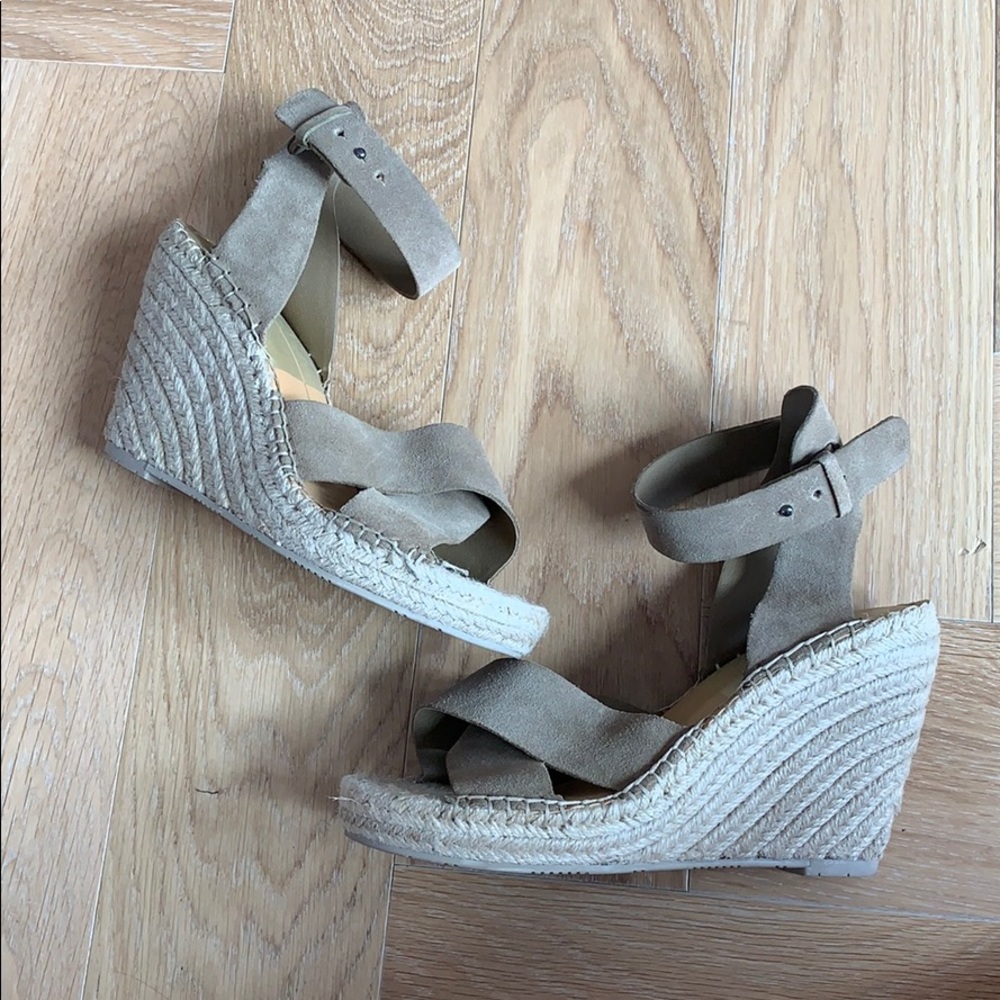 Dolce Vita suede espadrille wedge heel